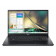 Acer Aspire 7 A715-76G Charcoal Black gaming laptop front view with display on – Siliguri & Gangtok