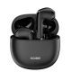 Noise Go Buds wireless earbuds in Jet Black color inside open charging case with brand logo.