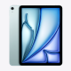 Apple iPad Air 13-inch blue front display and rear view combination highlighting Liquid Retina screen and premium build