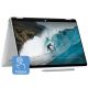 HP OmniBook 5 Flip 2-in-1 Laptop 14-fp0141TU Silver tent mode touchscreen laptop with stylus pen highlighting versatile convertible design and responsive touch display at Placewell Retail Siliguri & Gangtok