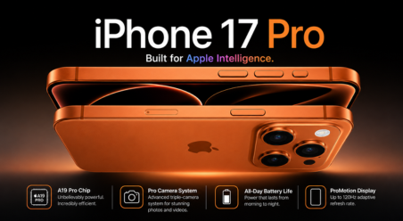 Apple 17 pro mini banner